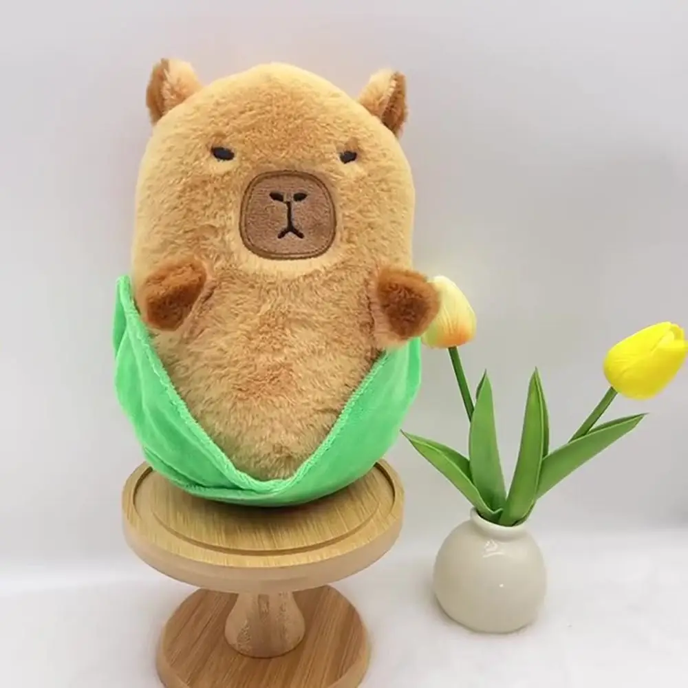 Gift Furry Plush Capybara Keychain Cute Stuffed Animals Animal Doll Cartoon Capybara Doll