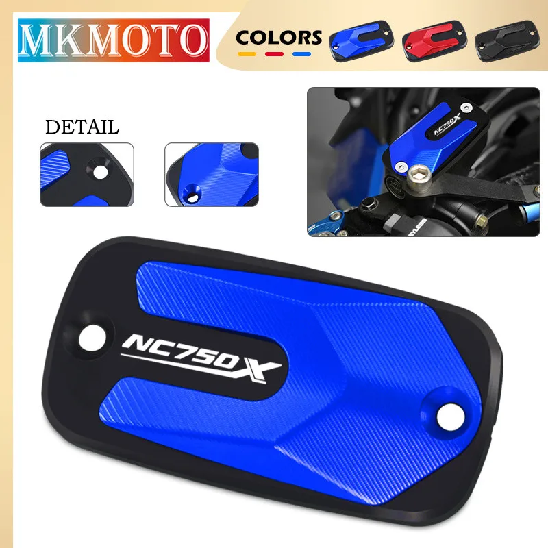 

Motorcycle CNC Accessories Front Brake Fluid Reservoir Cap Oil Tank Cup Cover For Honda NC700X NC700S 12-17 NC750X NC750S 12-24