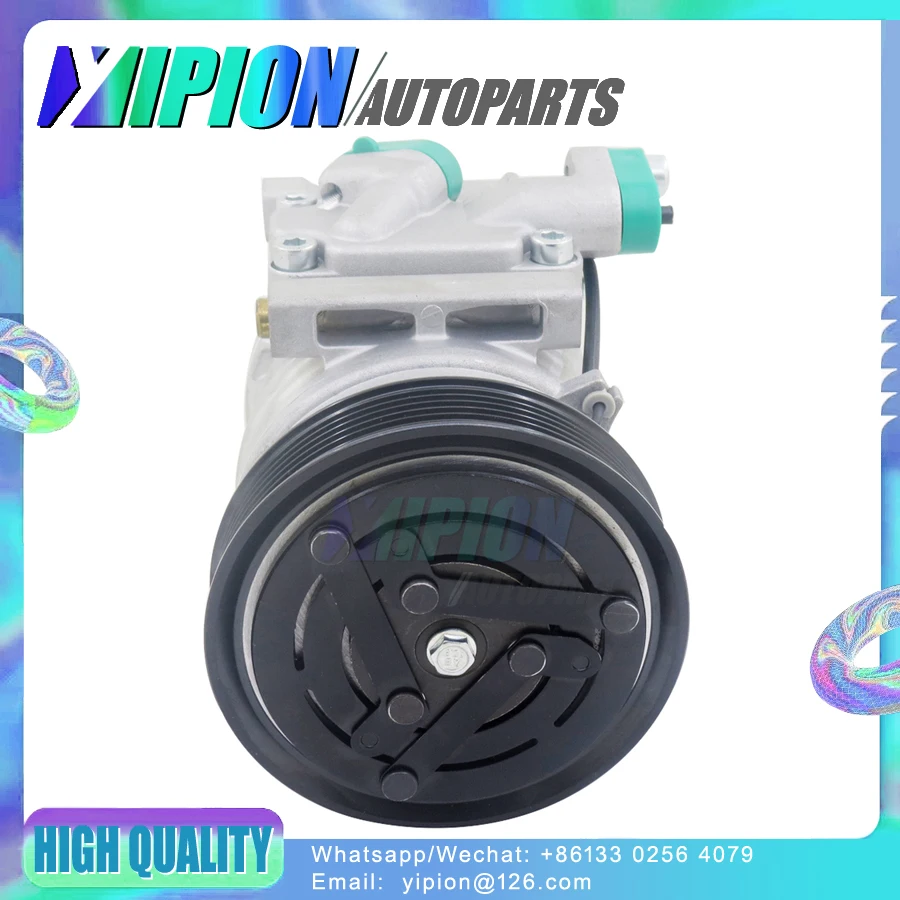 Compressor de ar AC para Hyundai i10, Kia Picanto, F500-CPAAA-02, 97701-1Y000, F500CPAAA02, 977011Y000, 6PK