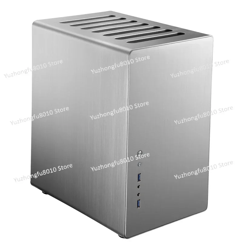 New all aluminum chassis ATX small chassis supports ATX mainboard ATX power supply