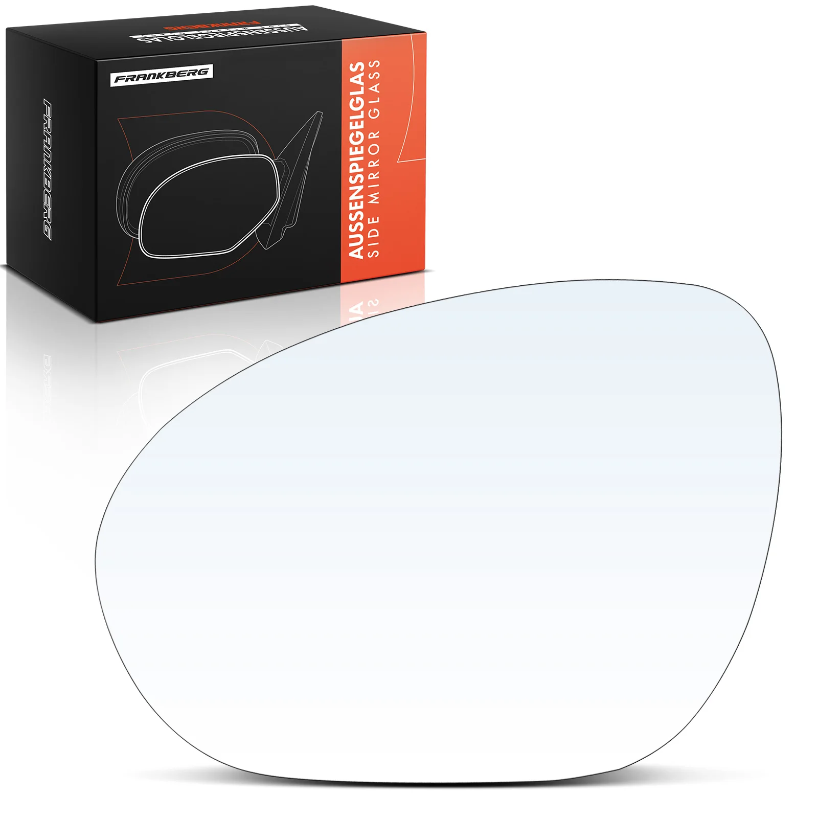 Frankberg 1x Spiegelglas Buitenspiegel Spiegel Links Voor Nissan Juke F15 2010-2019 963661 KA1A
