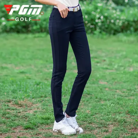 PGM 여성 골프 바지 여름 봄 골프/테니스 바지 고탄력 숙녀 바지 통기성 슬림 빠른 건조 바지 XS-XL KUZ069