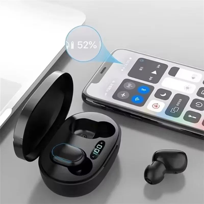 Original E7S Wireless Bluetooth Headset with Mic LED Display Earbuds for iPhone Xiaomi TWS Earphone Bluetooth Headphones earbuds image 5