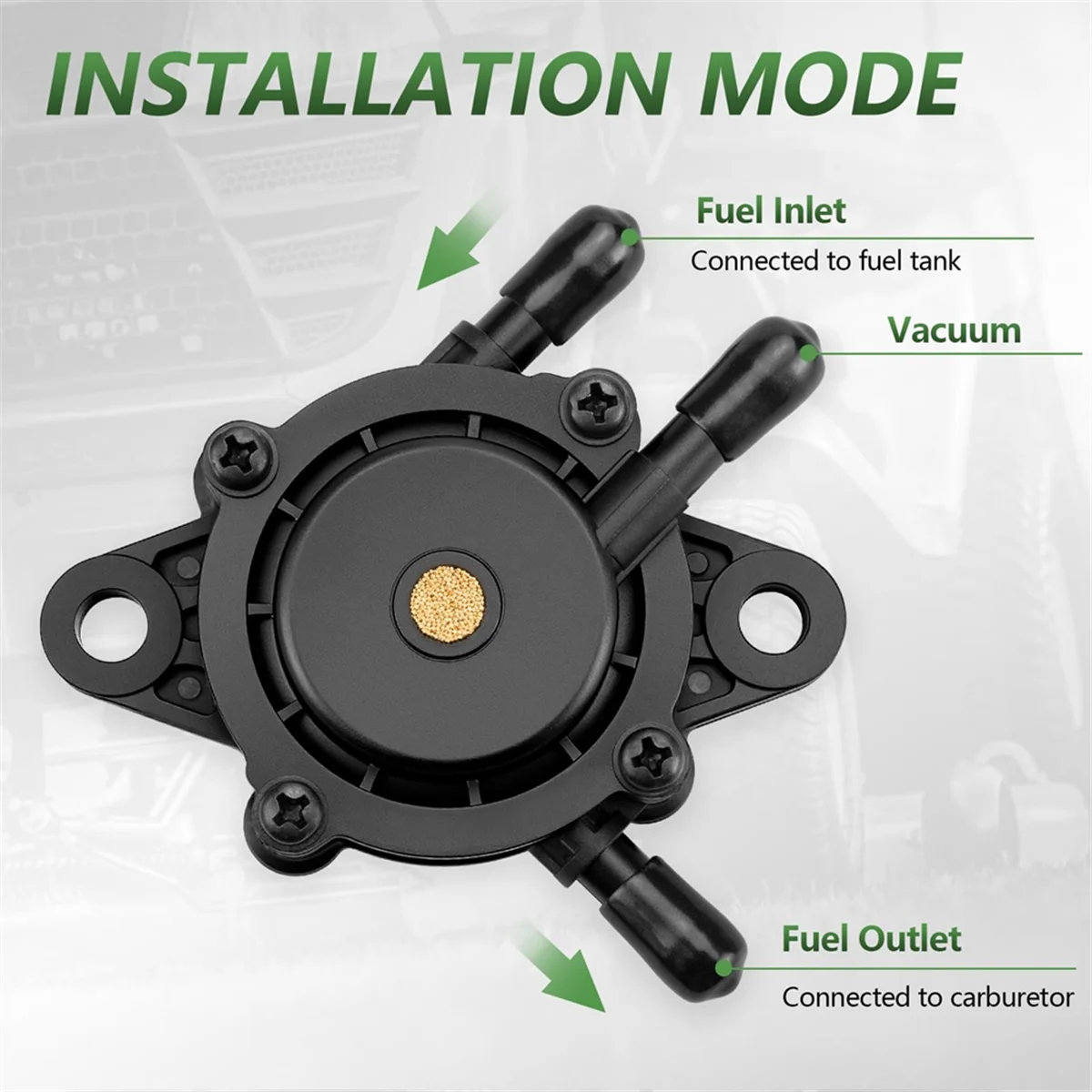 BAAQ 燃料ポンプ フィルターとオイルホース付き 17HP-25 808656 808492用
