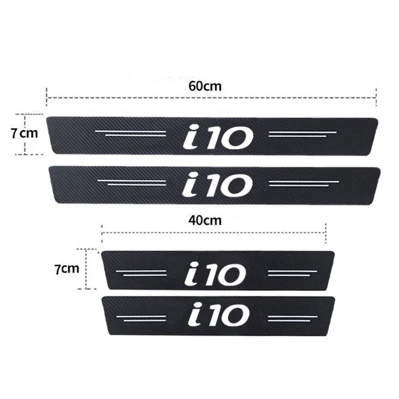 Car Guard Decals for HYUNDAI I10 Sill Door Trunk Threshold Protector  Anti Scratch Strip Sticker Kick Plate Water Proofing Film