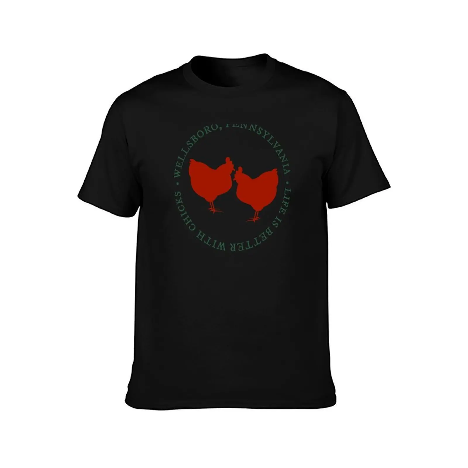 Life is better with chicks T-Shirt High Elasticity Sports Tee Shirt T-Shirt