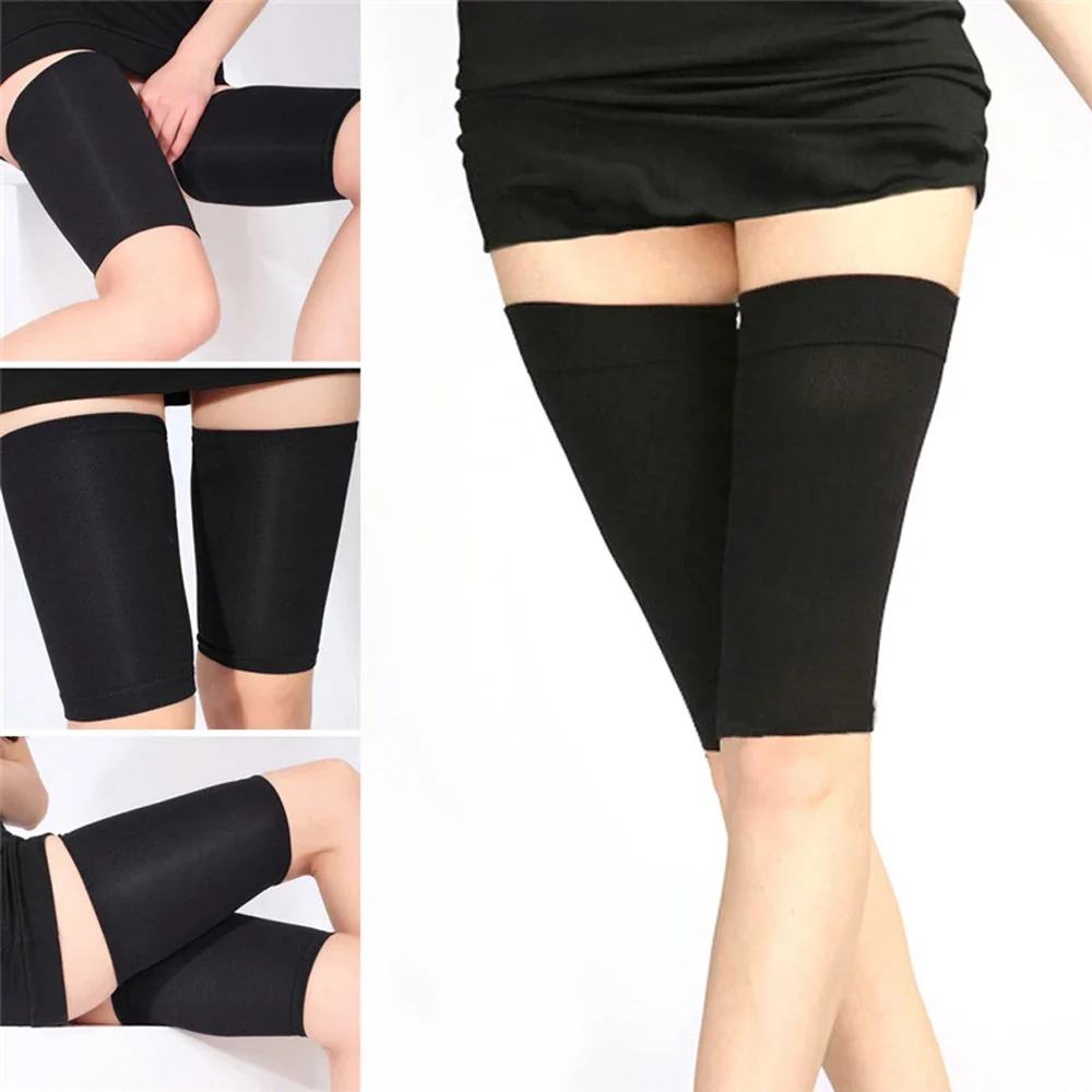 GOMOREON-Manchon de compression des cuisses pour femme, 1 paire, soutien et amincissant les muscles, pour le sport, la récupération et le fitness