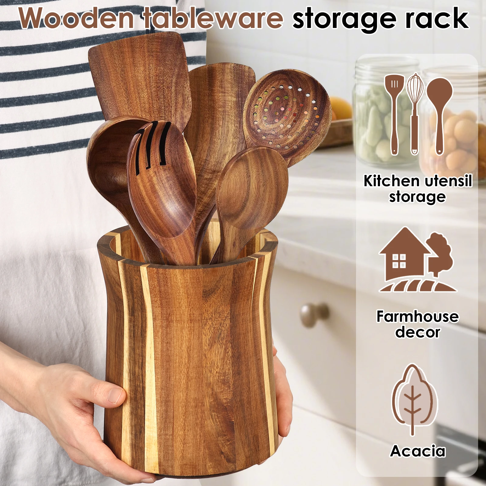 360° Rotating Utensil Holder W - огляд і ціна Home Cooking Services