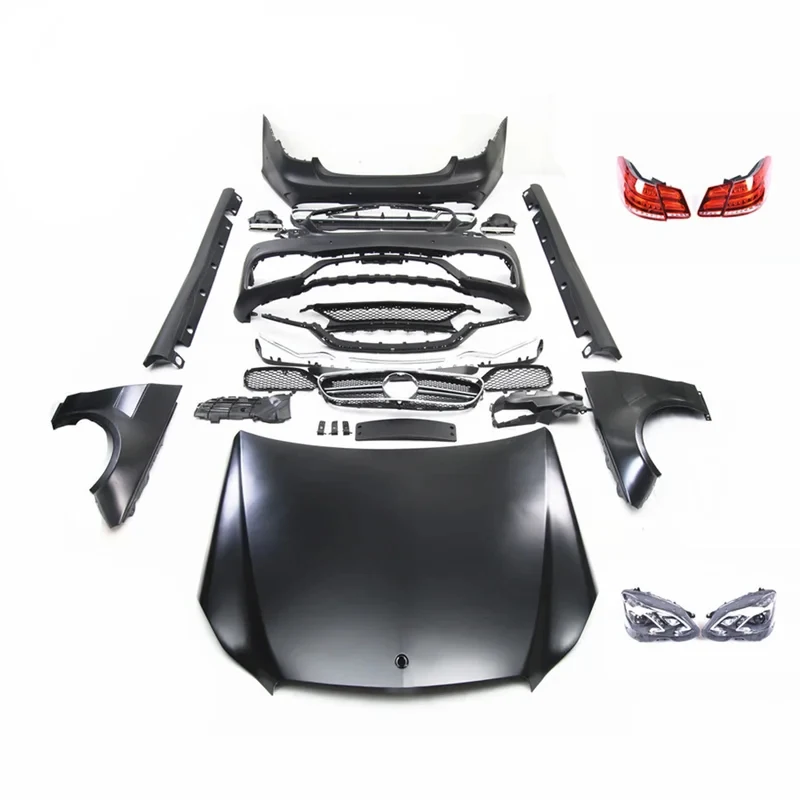 

High Quality Hot Selling W212 2011 Body Kit Black Plastic Carton Box Front Bumper Suitable E Class W212 2009-2015 5 Sets