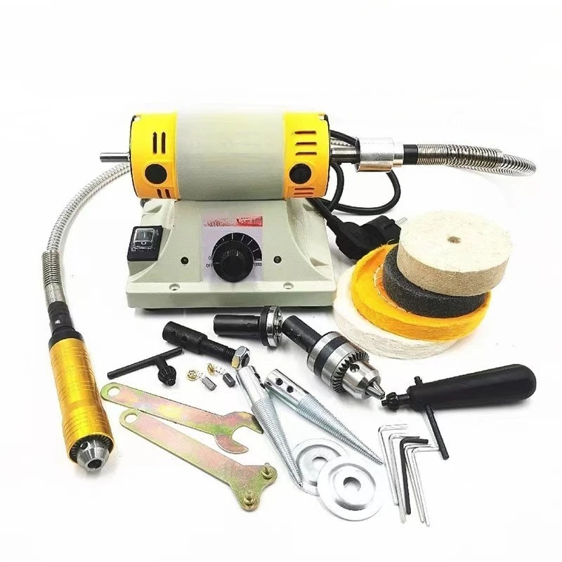 Multifunctional table mill Small jade beeswax Woodworking cutting Engraving Polishing sander Electric grinding tools