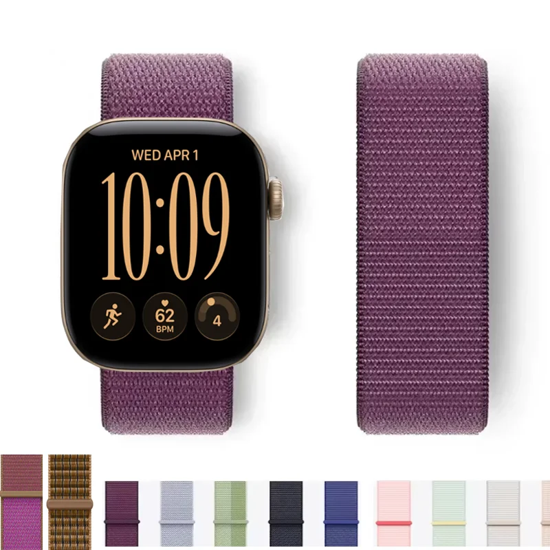 2026 Nylon Loop for Apple Watch Band 49mm 46mm 40mm 44mm 41mm 45mm 42mm Bracelet IWatch 12/11/10/9/8/7/6/5/4/SE/Ultra 4/3 Strap