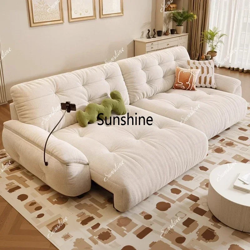 Extendeble Comfortable Sofa Armrest Nordic Relaxing Living Room Sofa Lounge Soft Muebles Para Habitacion Home Accessories T*