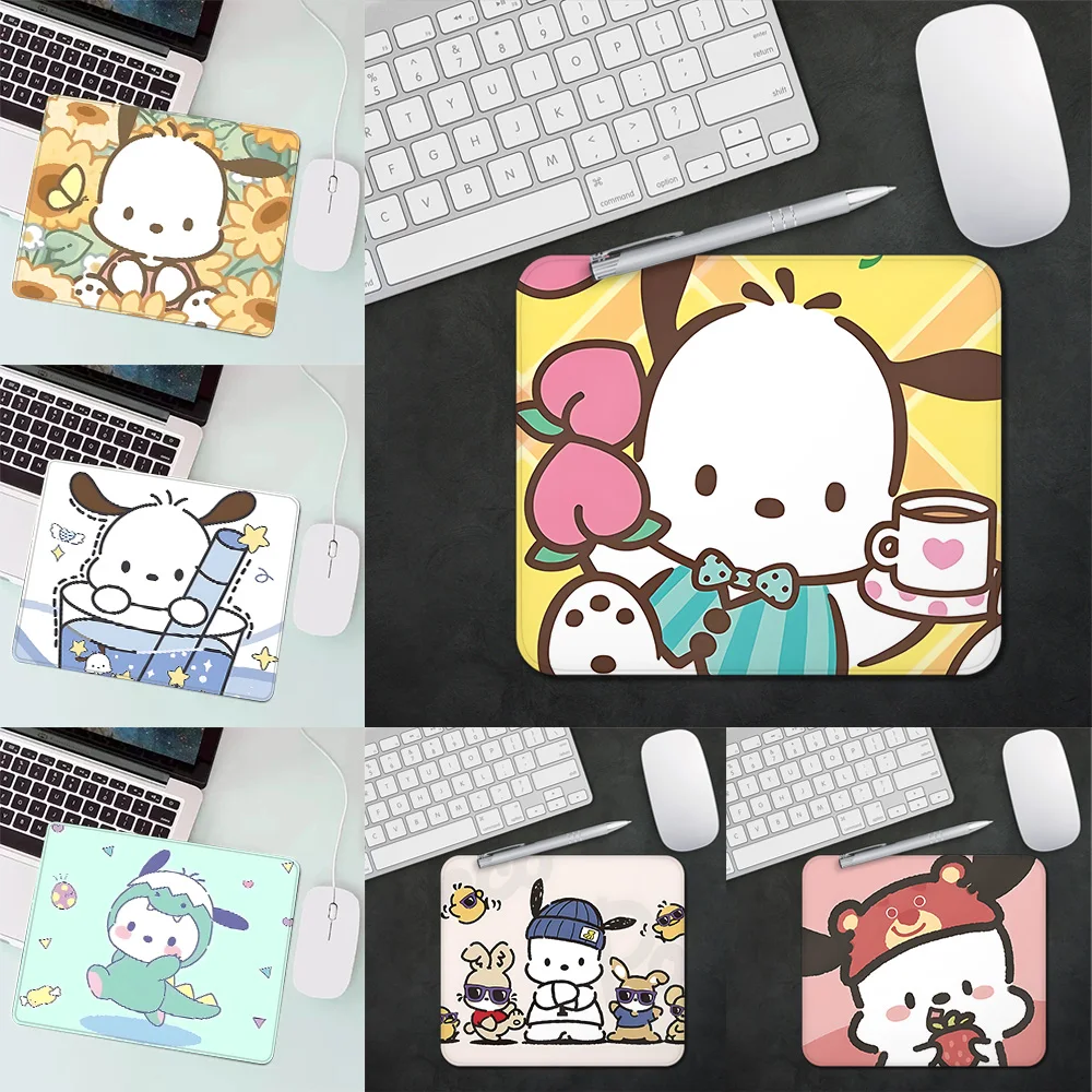 Cute cartoon Pochacco Gaming Mouse Pad XS Small Mousepad For PC Gamer Desktop Decoration Office Mouse Mat Deskmat Rug