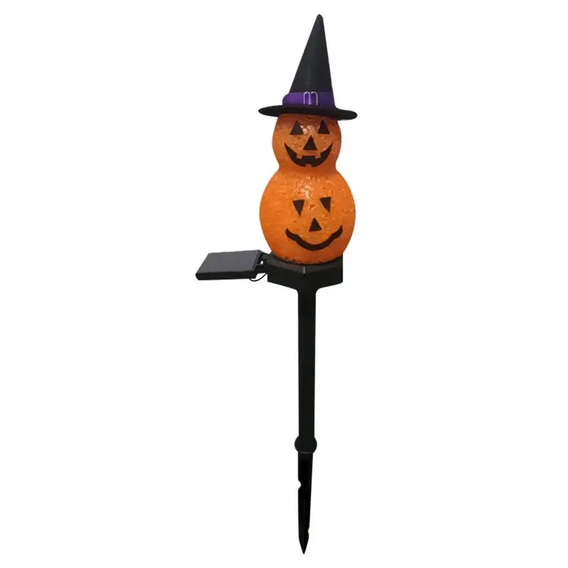 

Садовые светильники на колышке для Хэллоуина, украшения на солнечных батареях для Хэллоуина, освещение для дорожек, большой наружный двор, украшение для сада, дорожек, газона