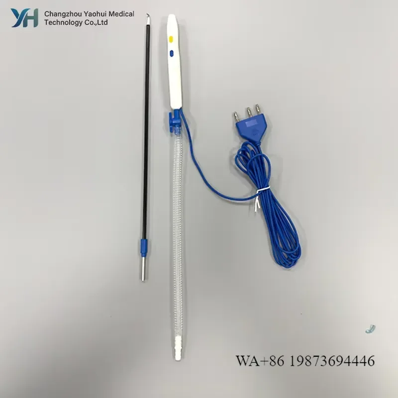 medical-electrosurgical-hook-with-integrated-smoke-evacuation-system-l-electrode-for-general-surgery-ce-factory