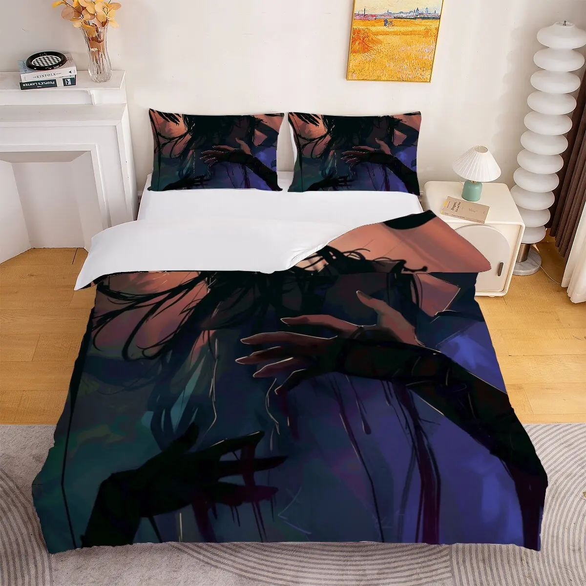 Female  duvet cover   Shadow  Duvet cover set, 1 duvet cover and 2 pillowcases