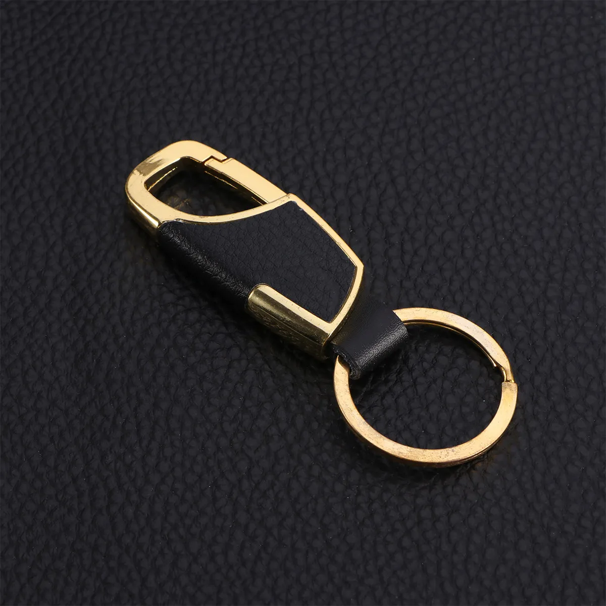 Keychain for Men Premium Key Ring Chain Stylish Chic Smooth Texture Easy Open Close Organize Keys Silver