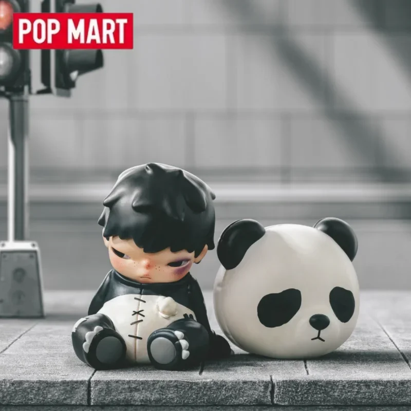 

Pop Mart Hirono Series DOLL PANDA Anime Figure Blind Box Mystery Box Guess Bag Toys Doll Cute Anime Figure Desktop Ornaments
