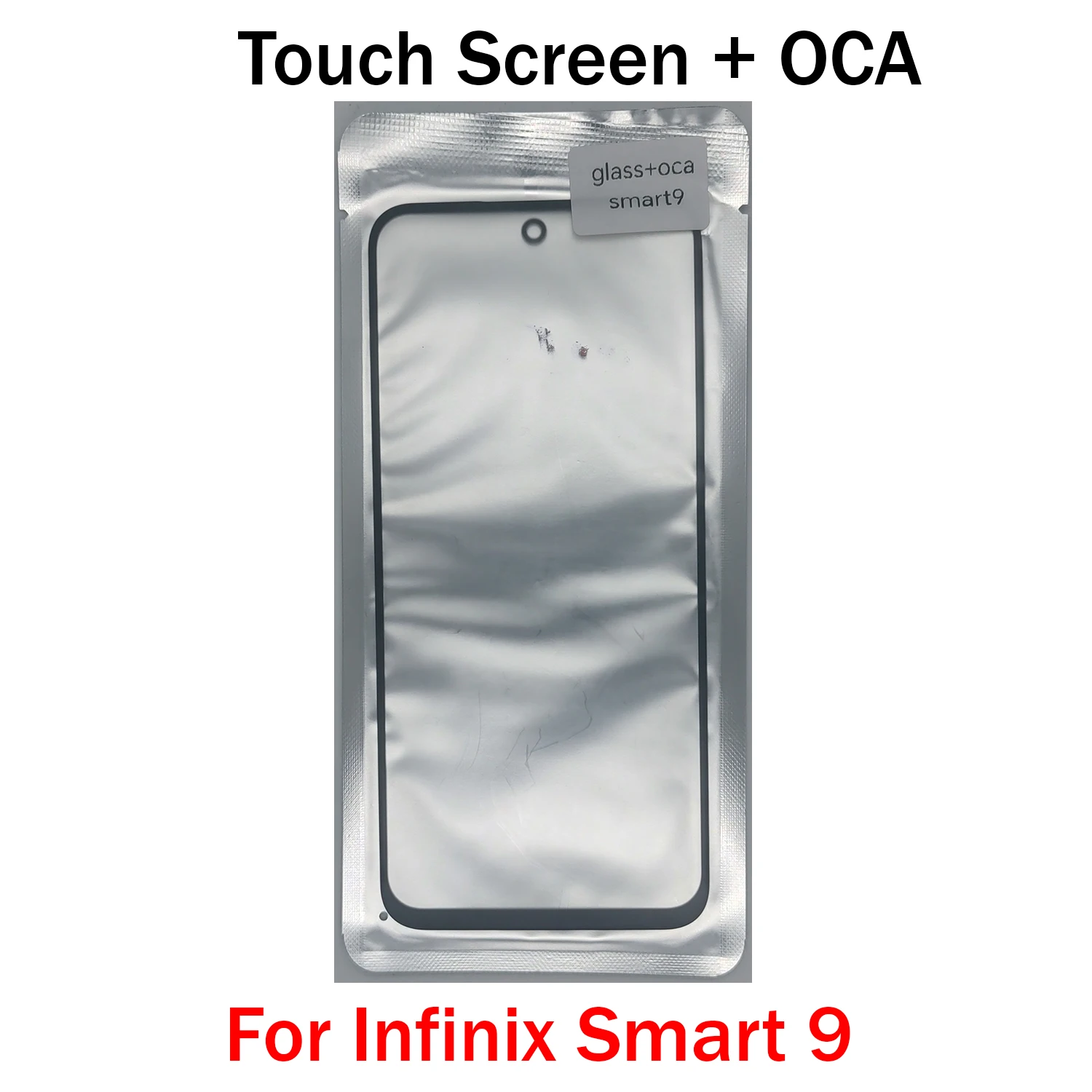 ل انفينيكس سمارت S4 S5 2 3 4 4C 5 6 7 8 9 HD Pro Plus Lite شاشة تعمل باللمس الزجاج الخارجي الأمامي + OCA