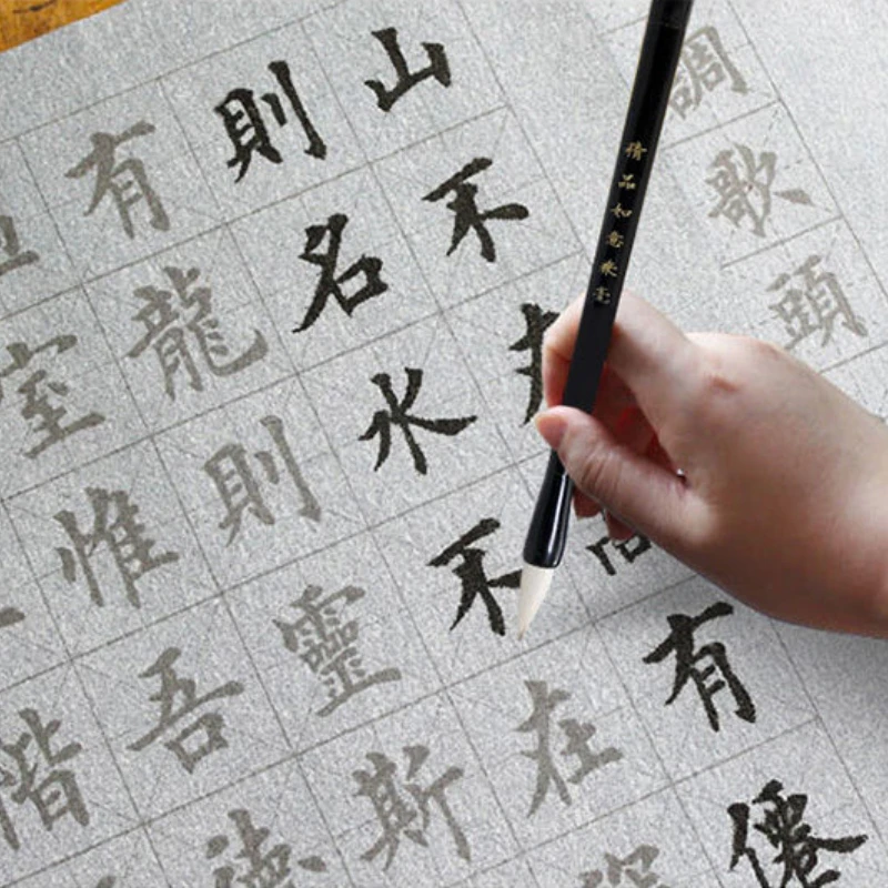 Brush Calligraphy Control Training Water Writing Copybook Beginner Strokes Practice Copying Reused Water Writing Cloth Copybooks