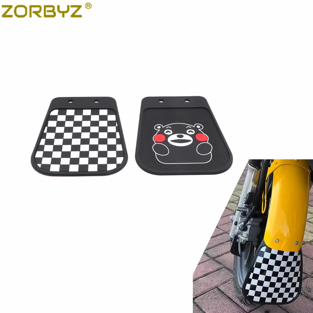 ZORBYZ Motorcycle Rubber Front Mudguard Trim Fender Cover For Honda Cross Cub CC110 Hunter Cub Trail 125 CT125