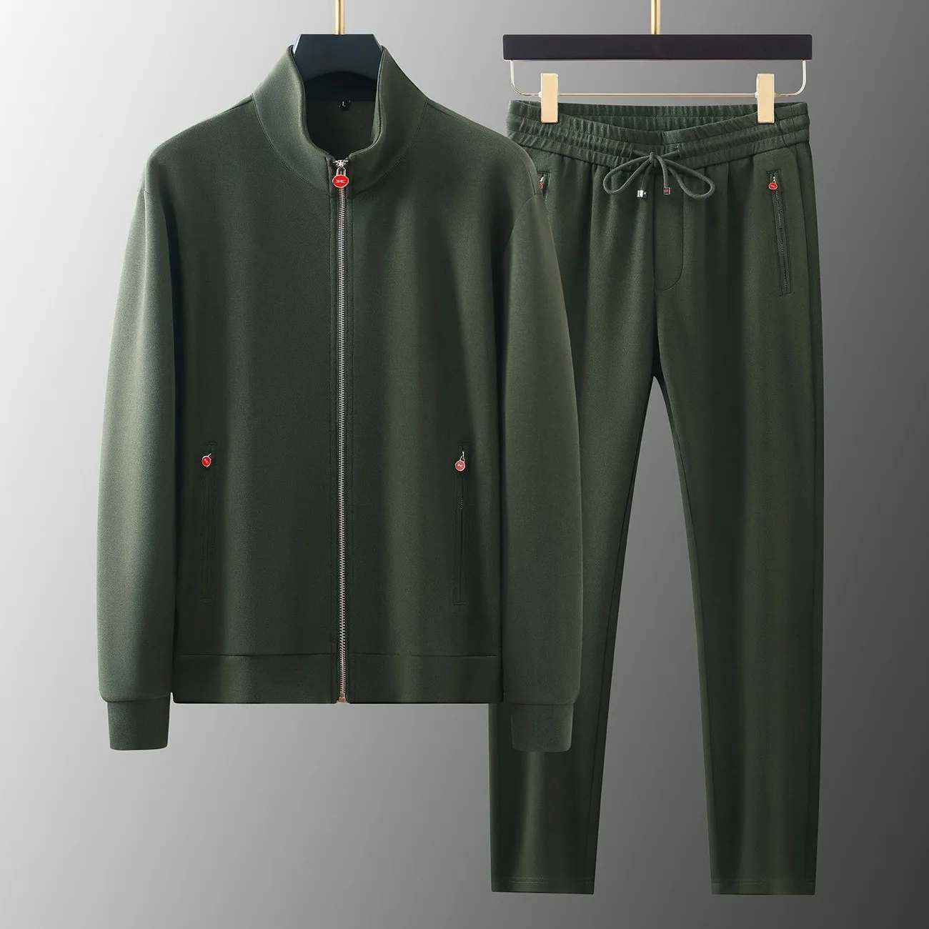 

Мужской спортивный костюм Высококачественный мужской повседневный спортивный костюм с вышивкой и флисом, толстый свободный свитер большого размера с капюшоном