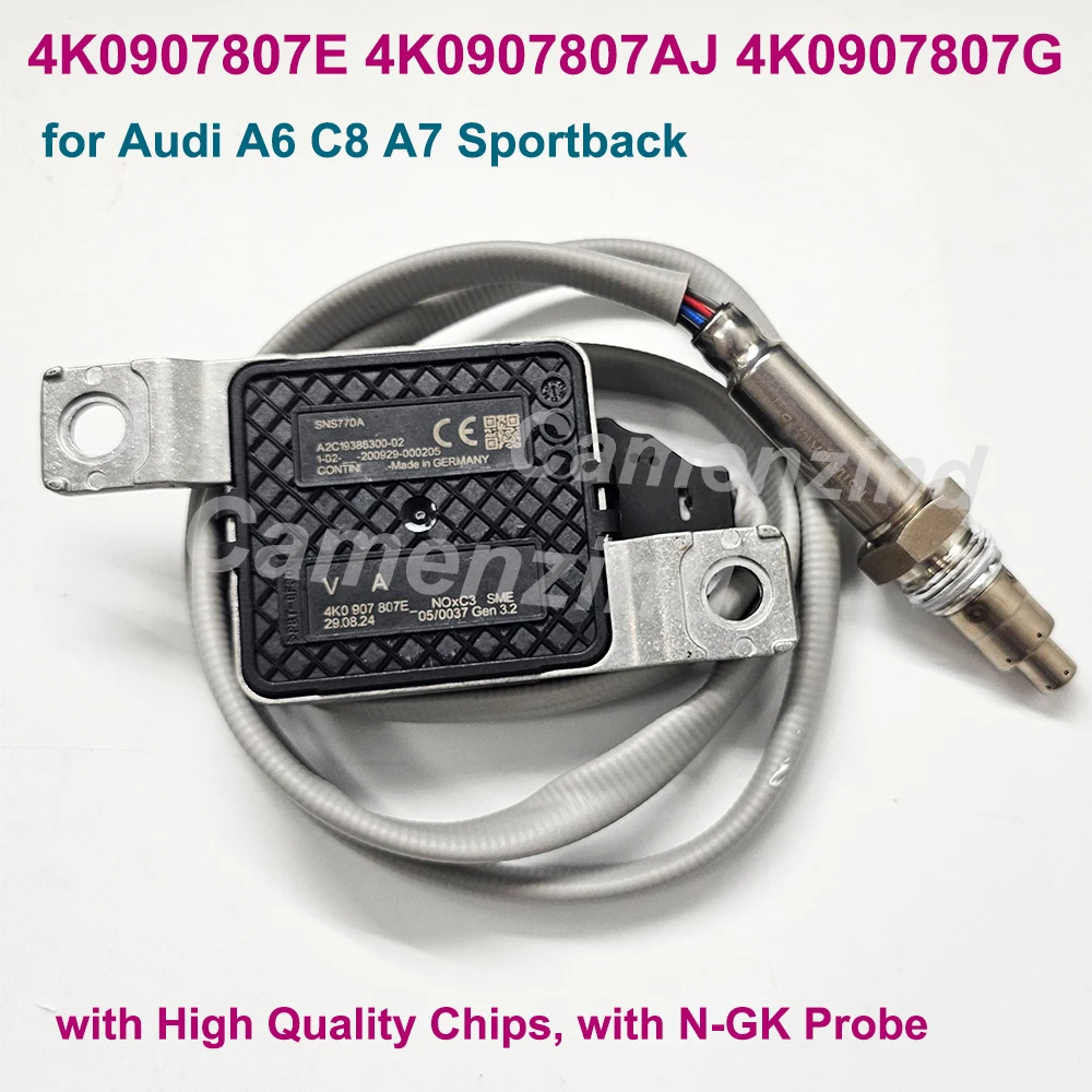 

High Quality New Nitrogen Oxide Nox Sensor 4K0907807E 4K0907807AJ 4K0907807G for Audi A6 C8 A7 Sportback