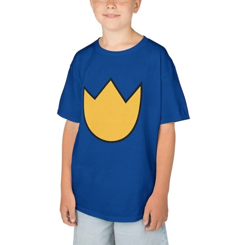 Dogman Uniform Badge Kinder Jugend 100% Baumwolle Atmungsaktives Weiches Kurzarm-T-Shirt für Mädchen und Jungen Niedliche und Lustige Grafik-T-Shirts