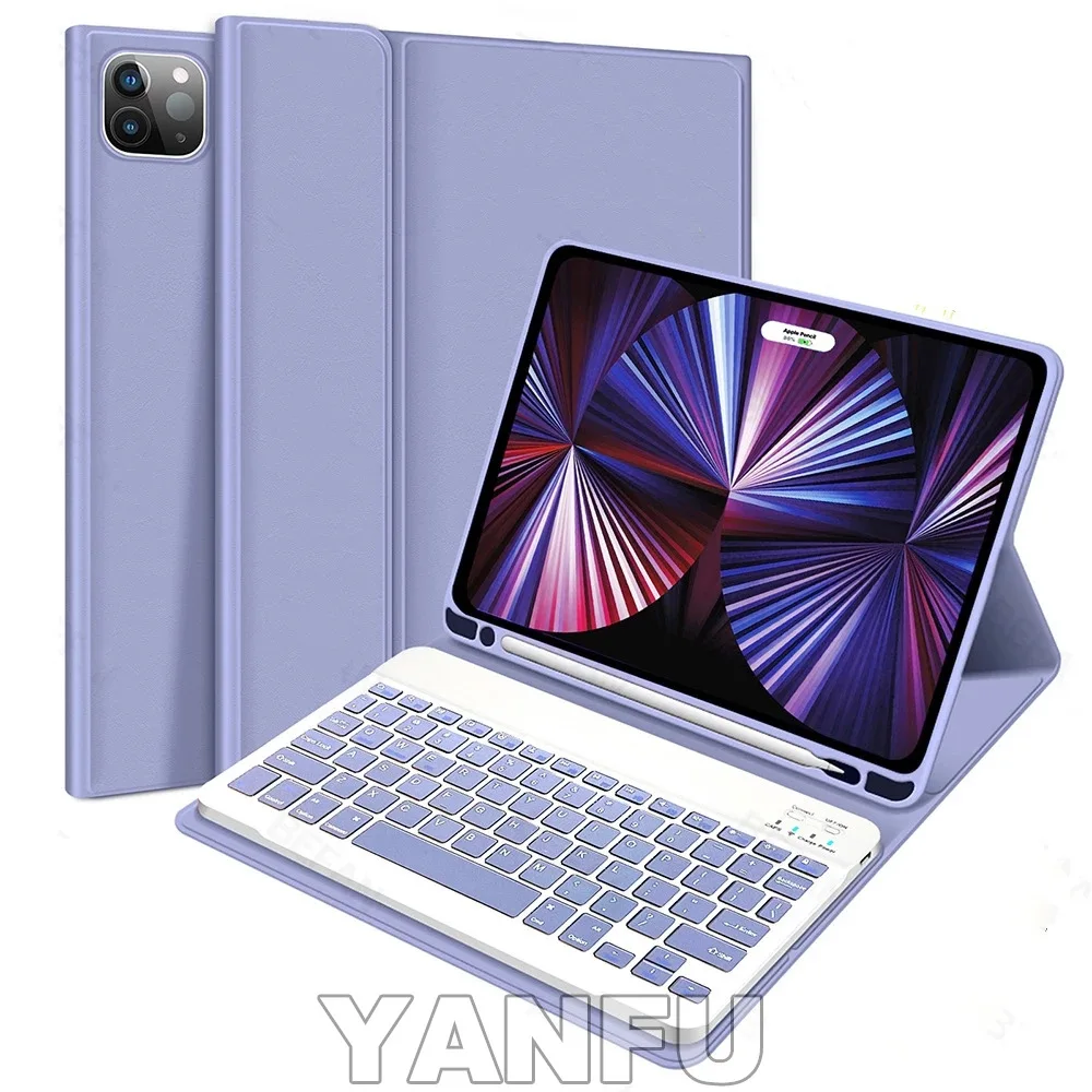 for iPad Air 5 4 10.9 Magnetic Keyboard Case iPad 12th air A16 11th Pro 11 13 M4 12.9 9.7 10.2 7 8 9 10th Gen Smart Stand Cover