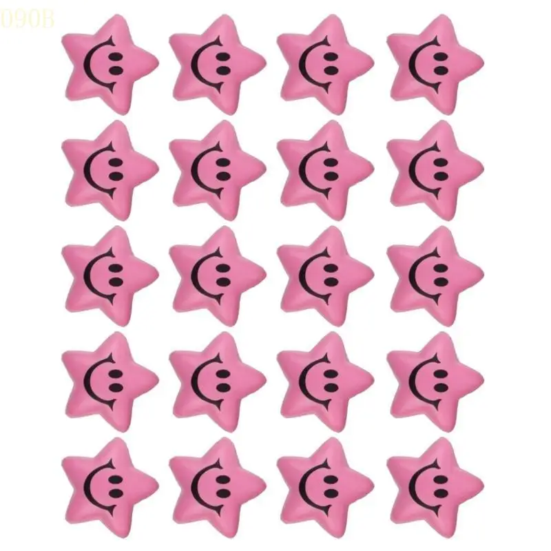 

090b Cartoon Star Face Vending Toy Squeeze Star Form