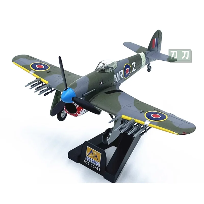 

1/72 Scale 36314 British Typhoon MK.1B Fighter Aircraft Model Plastic Collectible Decorative Ornament Gift