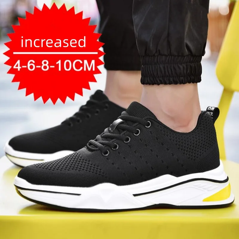 

Fashion Elevator Shoes Men Sneakers Height Increasing Shoes Leisure Sports Casual Taller Man Increase Sneakers Insole 8cm