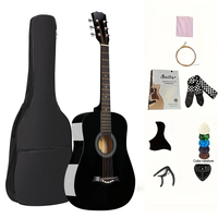 [a Must-Have for Professional] 38inch Advanced Bright Guitar, Complete Original Guitar Entry Kit - Various Colors of High-Quality Spruce Guitar with Accessories,包括 Guitar Backpack, Strings, Teaching Book, Adjustable Shoulder Strap, Pickup, Etc - Suitable for Beginners to Professionals