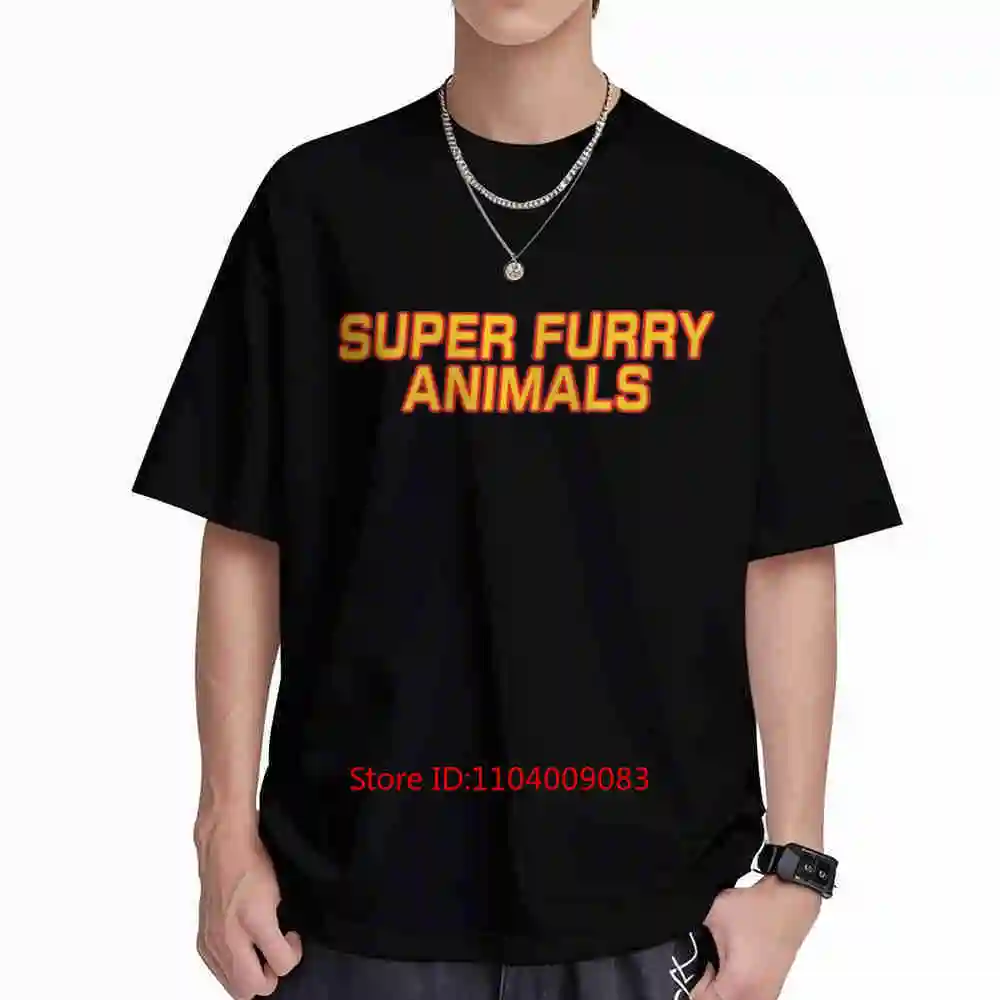 Super Furry Animals Britpop Welsh Short Sleeve Tee 100% Cotton T-Shirt