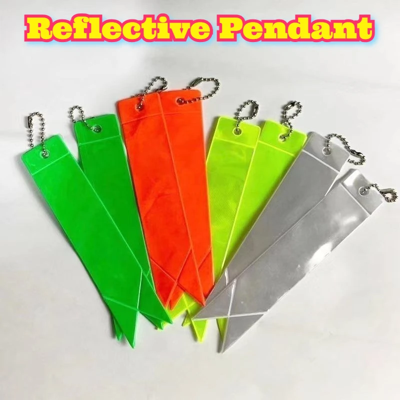 Mochila escolar reflectante, dije de llave, cinta de seguridad brillante, diseño ondulado, carrera nocturna, ciclismo, paseo, mochila para estudiantes, accesorio