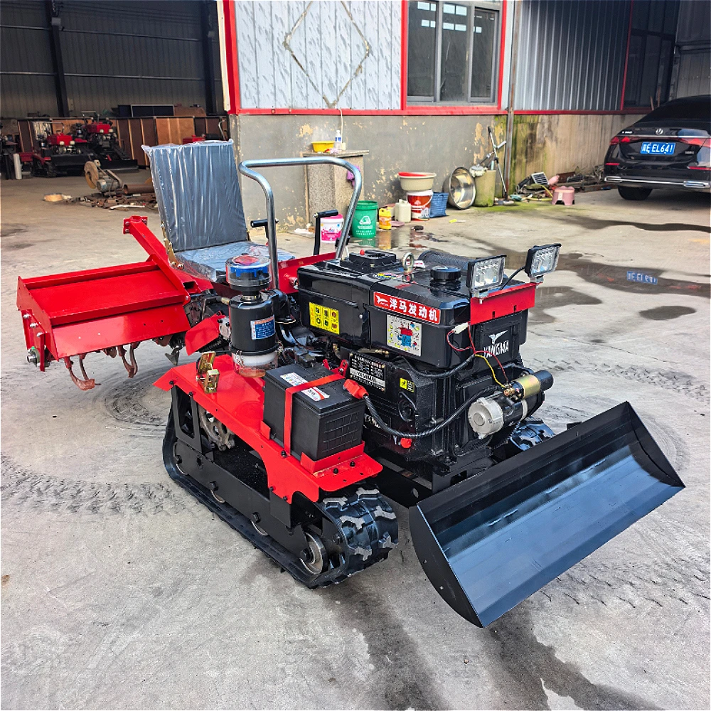 New High-quality Crawler Rotary Tiller—factory Direct From China; Compatible with Various Agricultural Implements.
