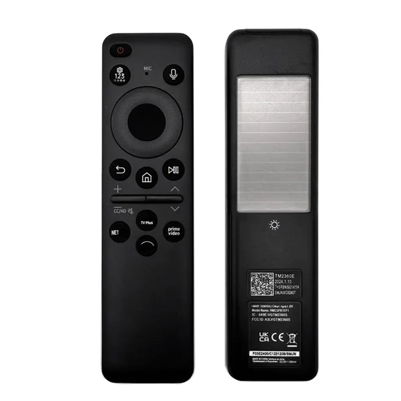 ABGI-BN59-01455A TM2360E NEO QLED 시리즈 Q60 Q70 Q80 스마트 TV용 태양광 음성 리모컨