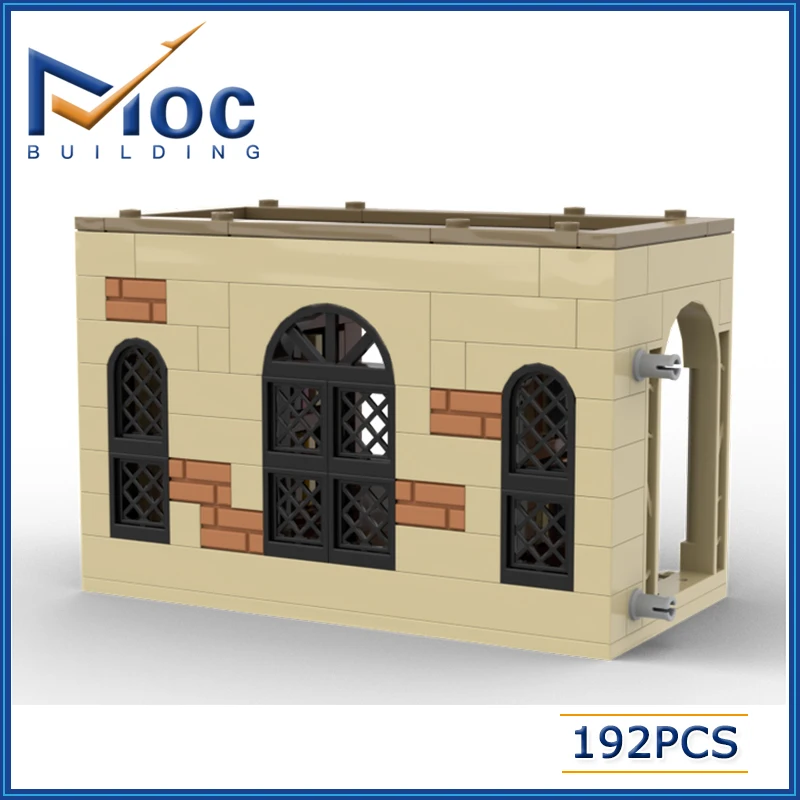 192pcs Classic Movie MOC HP Library Modular Building Block Castle Model DIY Assembly Brick Toys For collector Gift MOC-106279