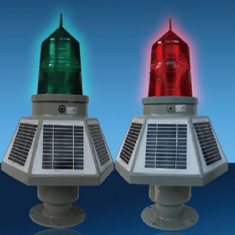 Solar Navigation Mark Beacon LED Aviation Obstruction Light Buoy Flashing Signal Chimney Warning Lamps Marine Lantern