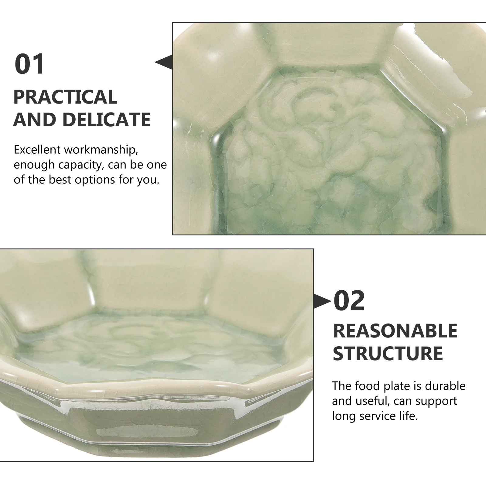 

Decorative Food Tray Fruit Trays for Serving Dessert Plates Platter Nut and Candy