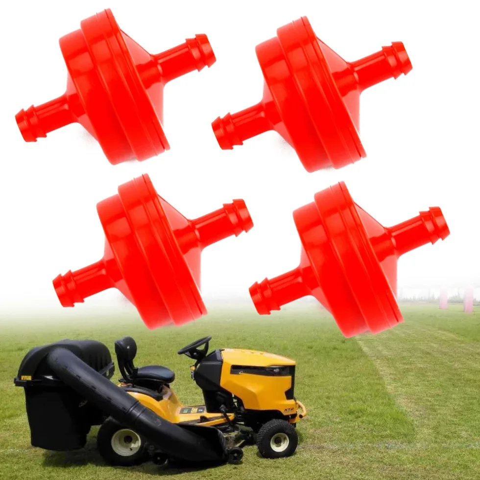 10Pcs Garden Tools Red Replacement Small Engine Fuel Filter 1/4