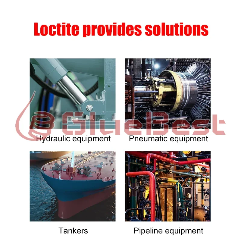 Loctite 542 545 569 554 Metal High Pressure Pneumatic Pipe Thread Seal Curing Agent Original Product