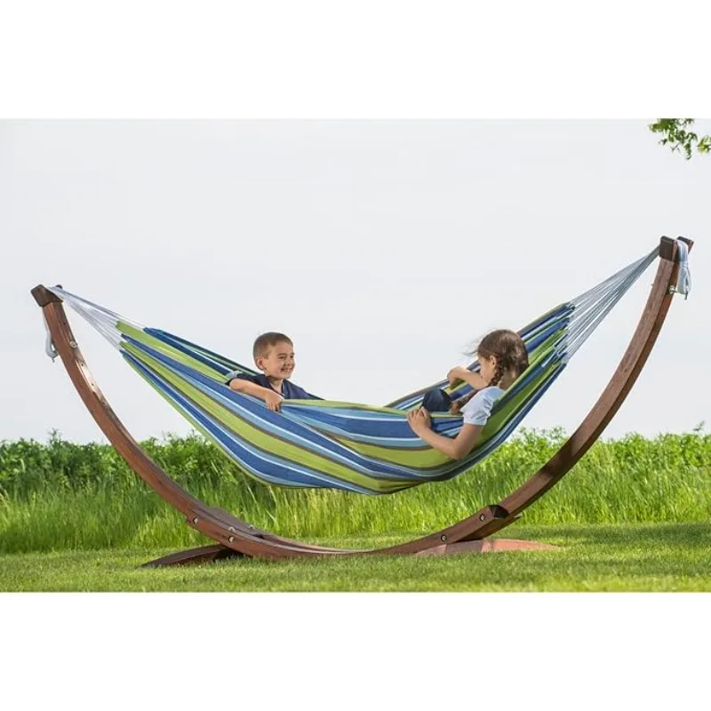 C8SPCT-20 Solid Combo Wood Hammock, Tropical