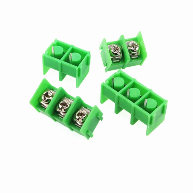20PCS/lot KF8500 8.5MM 2P 3P 4P Fence Type Connection Terminal Black/Green PCB Terminal