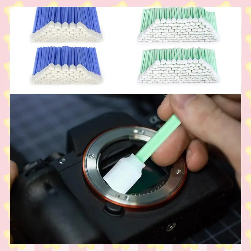 

AB51 100PCS Foam Cleaning Swab Sticks For Lab, Dust-Free Cleaning Sponge Tip Swabs For Camera Lenses, Optical Lenses