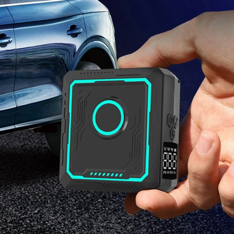 

Мини-электрический велосипедный воздушный насос 150PSI, мощный воздушный компрессор, дисплей давления, насос для шин мотоцикла, черный, оранжевый-ABWY