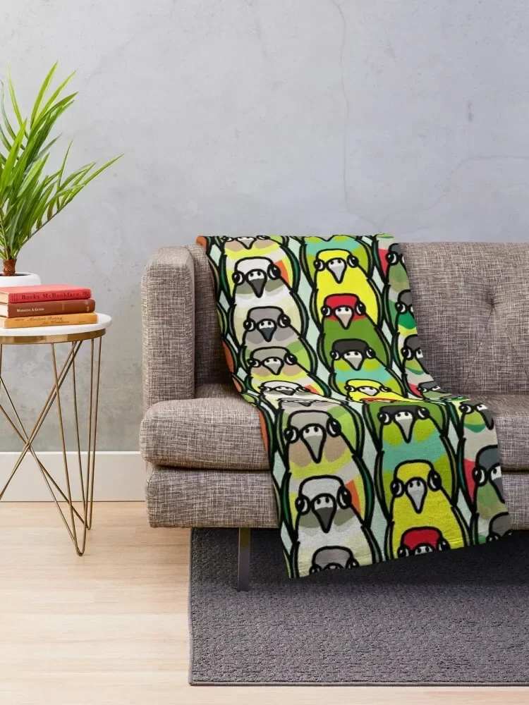 Conure pattern Throw Blanket cosplay anime Luxury Designer anime For Sofa Thin Blankets