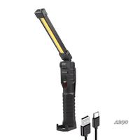 USB Rechargeable LED Work Light COB Lantern With Power Handled Flashlight For Outdoor Car Repair