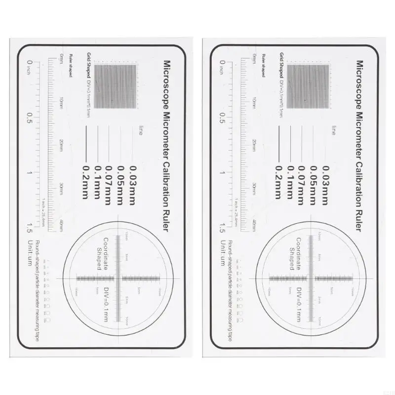 Microscope Calibration Ruler Micrometer 0.1mm Scale For Accurate Measurements 