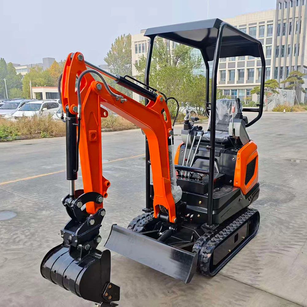 Compact 1.2T Customized Mini Digger | Perfect for Urban & Narrow Spaces | Personalize Size/Bucket | Low Noise, CE Certified.